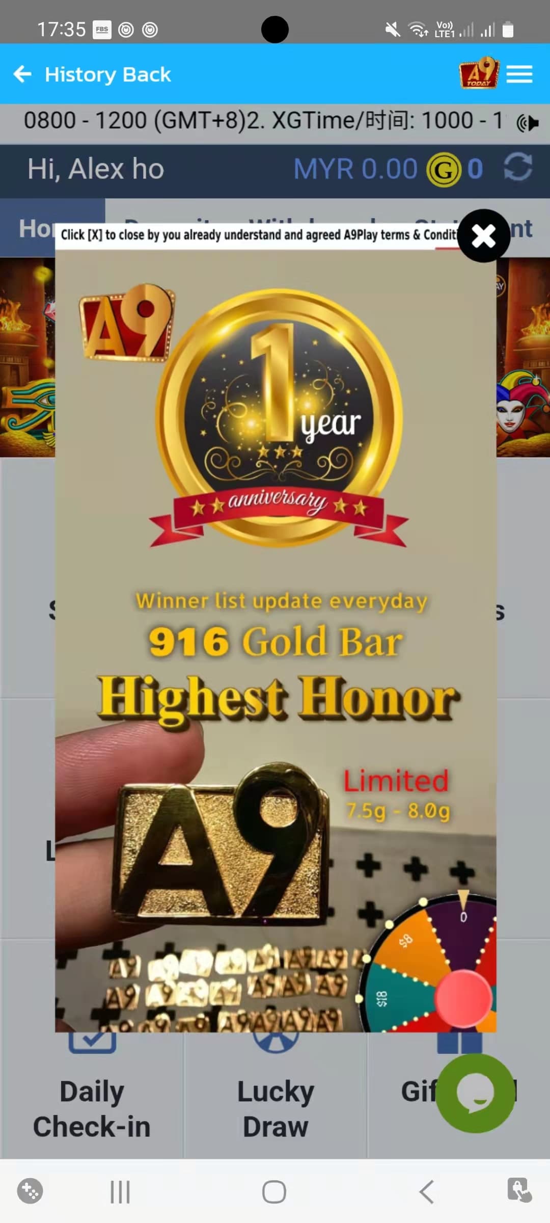 A9Play agent promotional screen 7